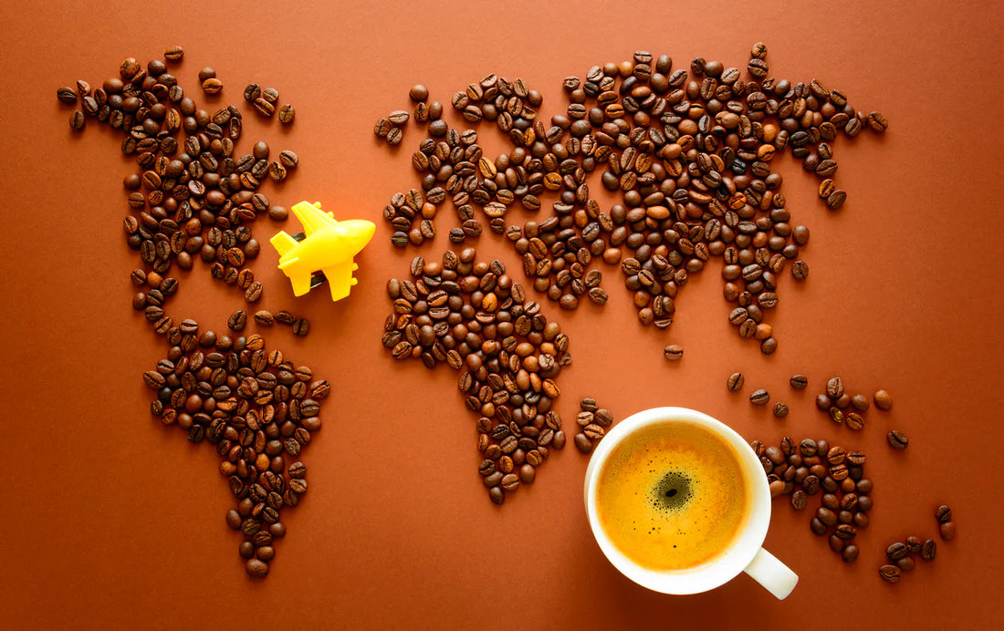 Kaffeegenuss weltweit - Weltkarte