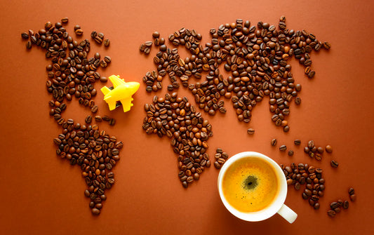 Kaffeegenuss weltweit - Weltkarte