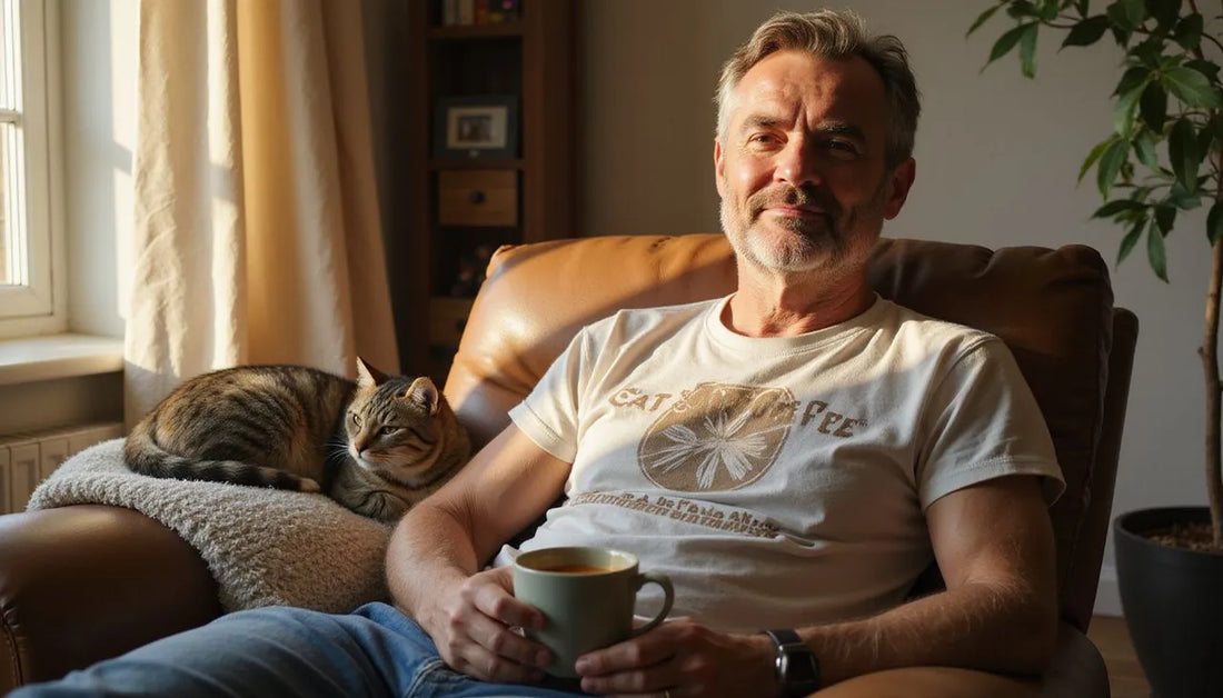 Dieses Shirt spricht Cat & Coffee fließend