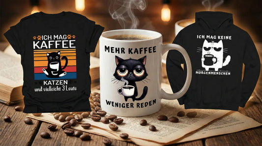 T-Shirt-Design-Trends 2026 für Katzen- und Kaffeefans