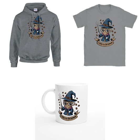 Bundle - Espresso Patronum - T-Shirt, Hoodie & Tasse