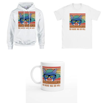 Bundle - Ich mache was ich will - T-Shirt, Hoodie & Tasse