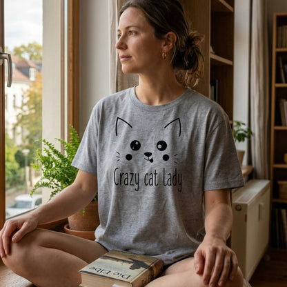Cute Crazy Cat Lady - T-Shirt