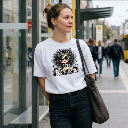 Ich mag halt Katzen - T-Shirt