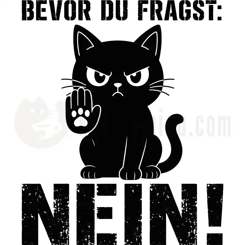 Design Vorschau Bevor du fragst: NEIN!
