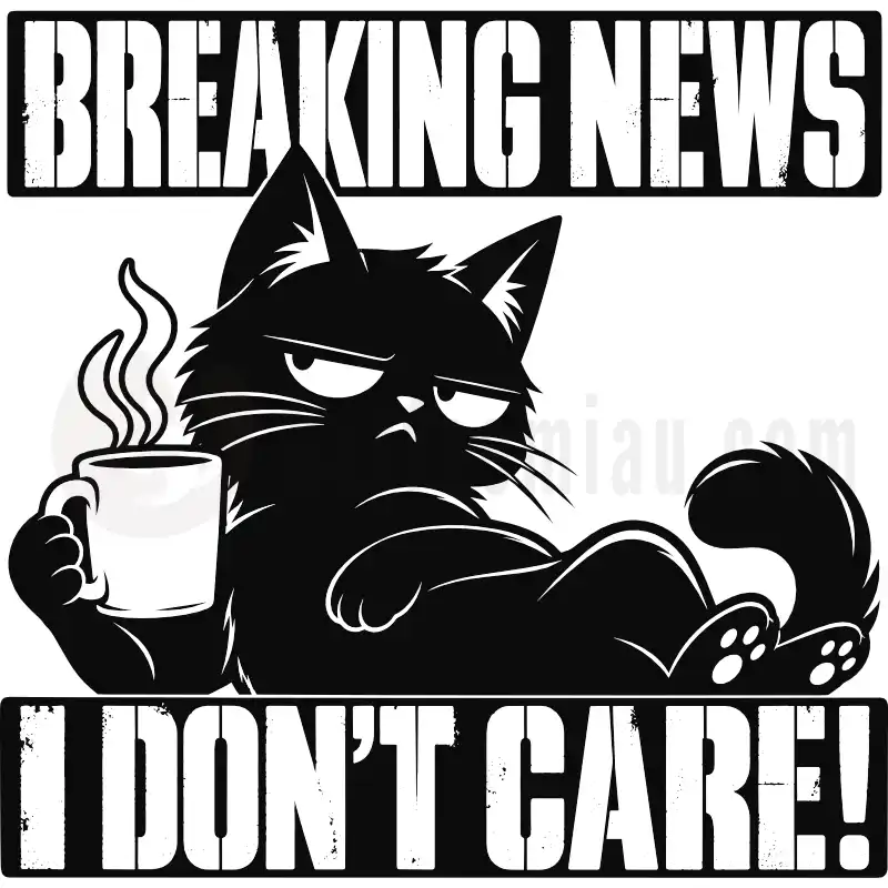 Design Vorschau Breaking News I don’t care