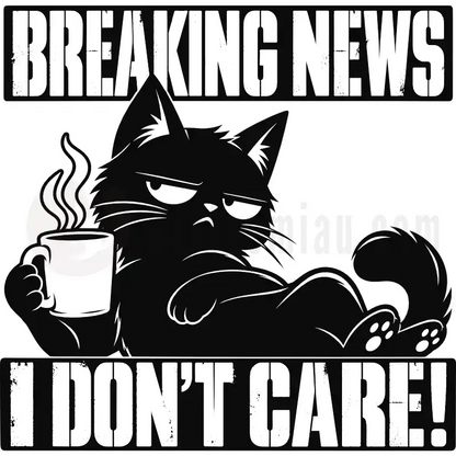 Design Vorschau Breaking News I don’t care