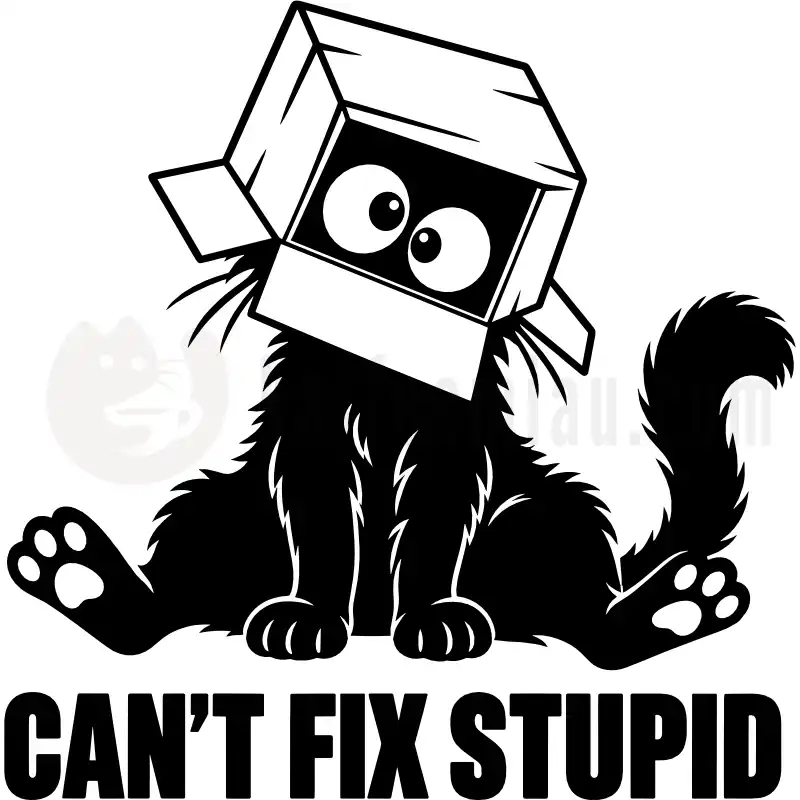 Design Vorschau Can't Fix Stupid