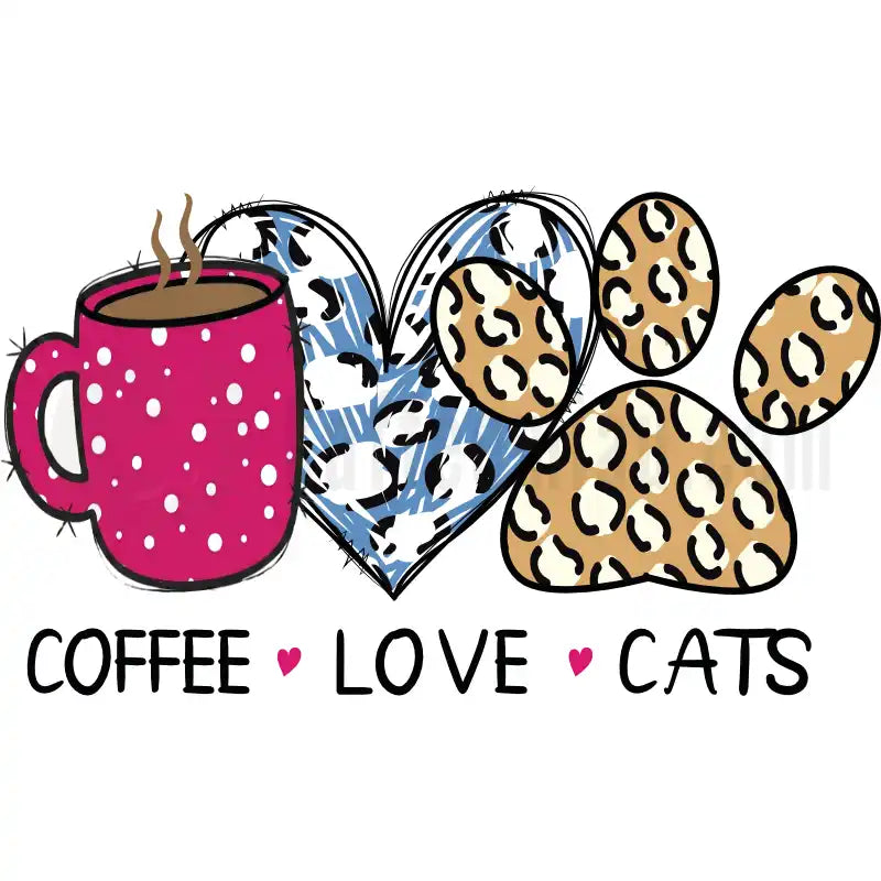 Design Vorschau Coffee - Love - Cats