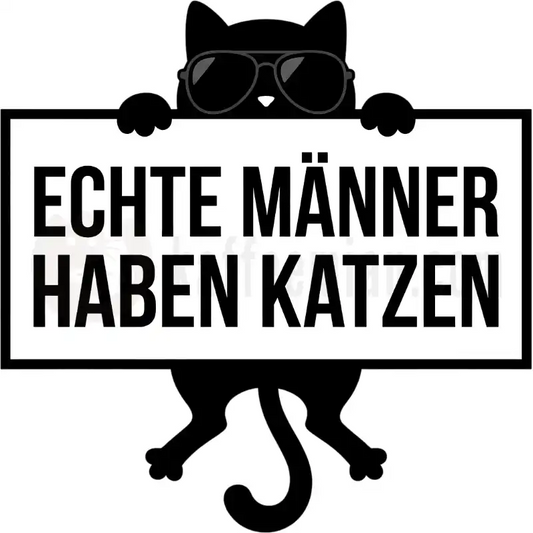 Design Vorschau Echte Männer haben Katzen