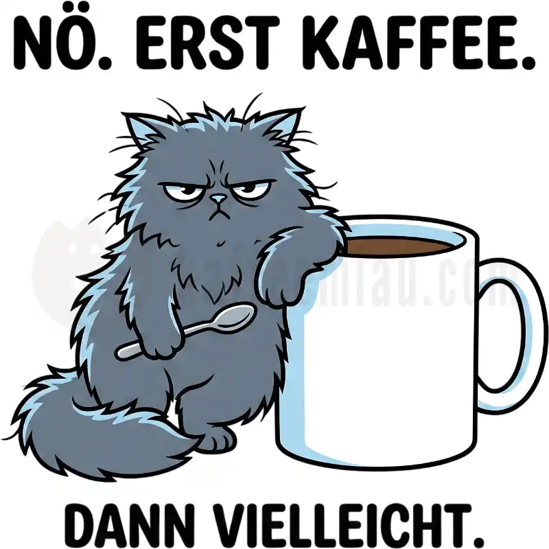 Design Vorschau Erst Kaffee, dann vielleicht