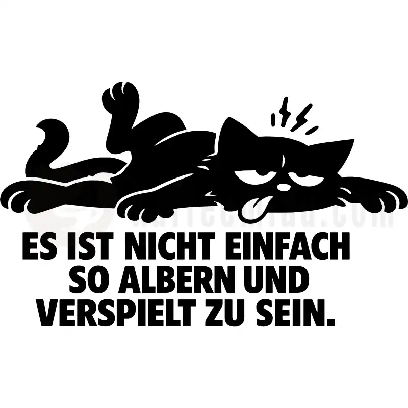Design Vorschau Es ist nicht einfach, so albern und verspielt zu sein