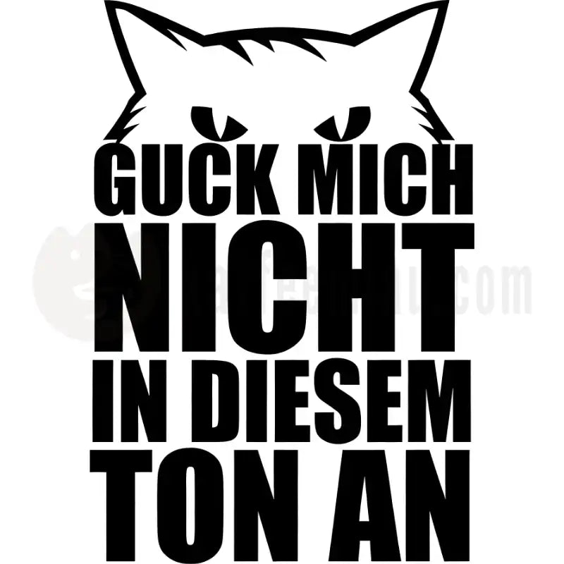 Design Vorschau Guck mich nicht in diesem Ton an - Minimal