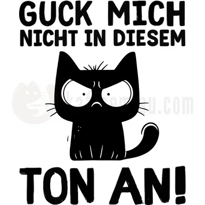 Design Vorschau Guck mich nicht in diesem Ton an - Rücken