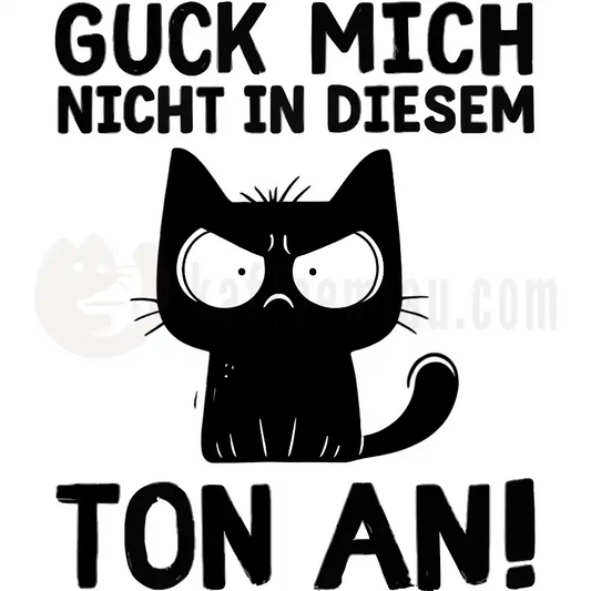 Design Vorschau Guck mich nicht in diesem Ton an - Rücken