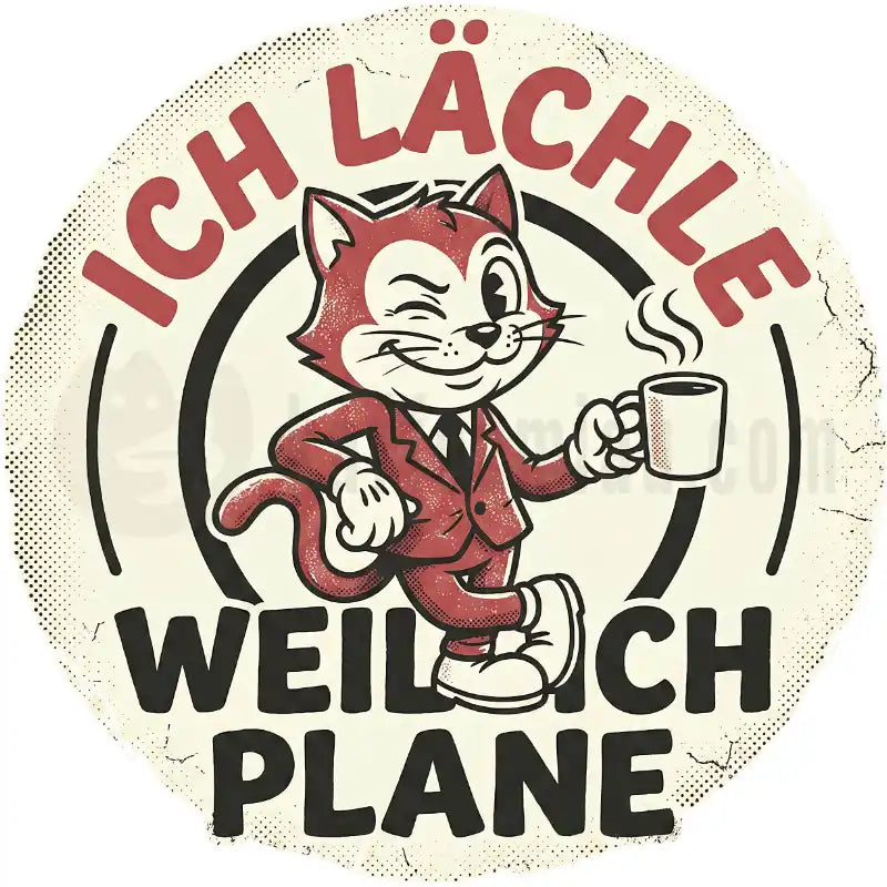 Design Vorschau Ich lächle, weil ich plane