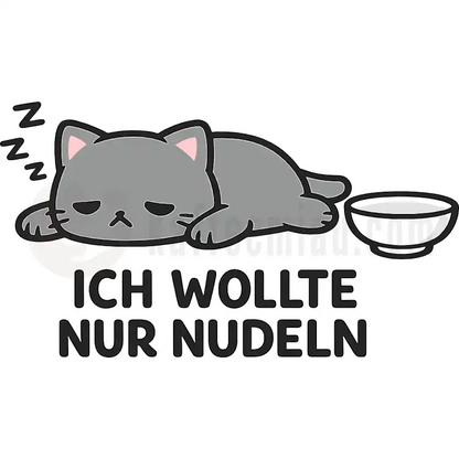 Design Vorschau ICH WOLLTE NUR NUDELN