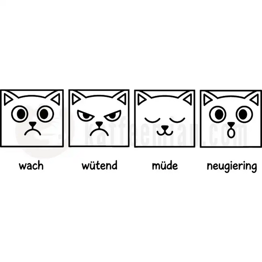 Design Vorschau Katzengesichter