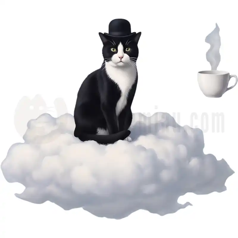 Design Vorschau Magritte Surreal Cat