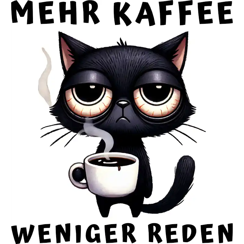 Design Vorschau Mehr Kaffee - Weniger Reden