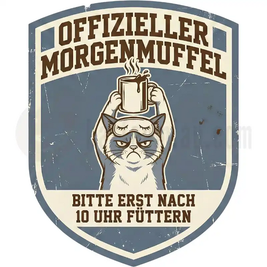 Design Vorschau Offizieller Morgenmuffel