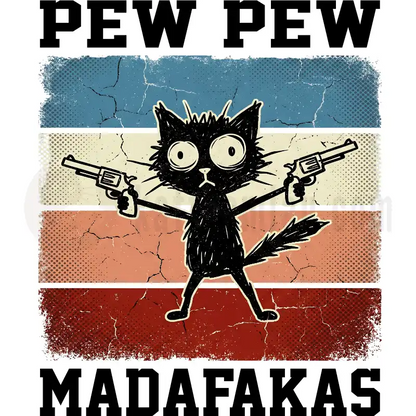 Design Vorschau Pew Pew Madafaka - Rücken