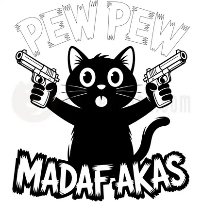 Design Vorschau Pew Pew Madafakas Black