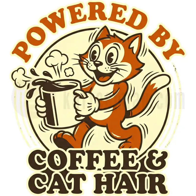 Design Vorschau Powered by Coffee & Cat Hair