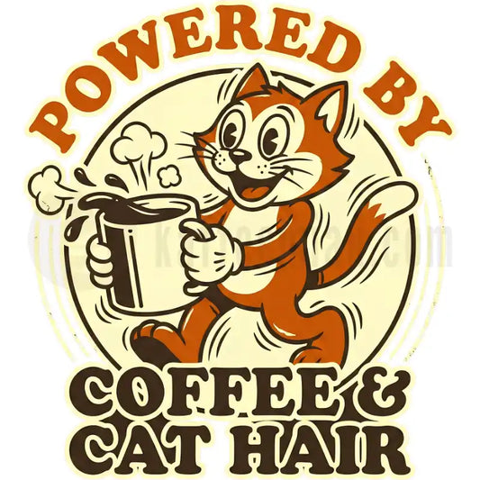 Design Vorschau Powered by Coffee & Cat Hair