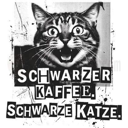 Design Vorschau Schwarzer Kaffee - Schwarze Katze
