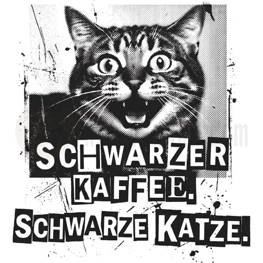 Design Vorschau Schwarzer Kaffee - Schwarze Katze