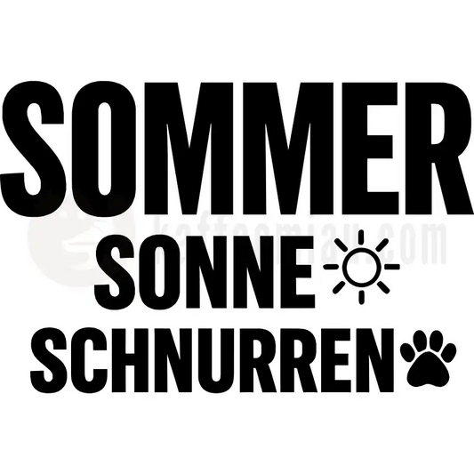 Design Vorschau Sommer, Sonne, schnurren