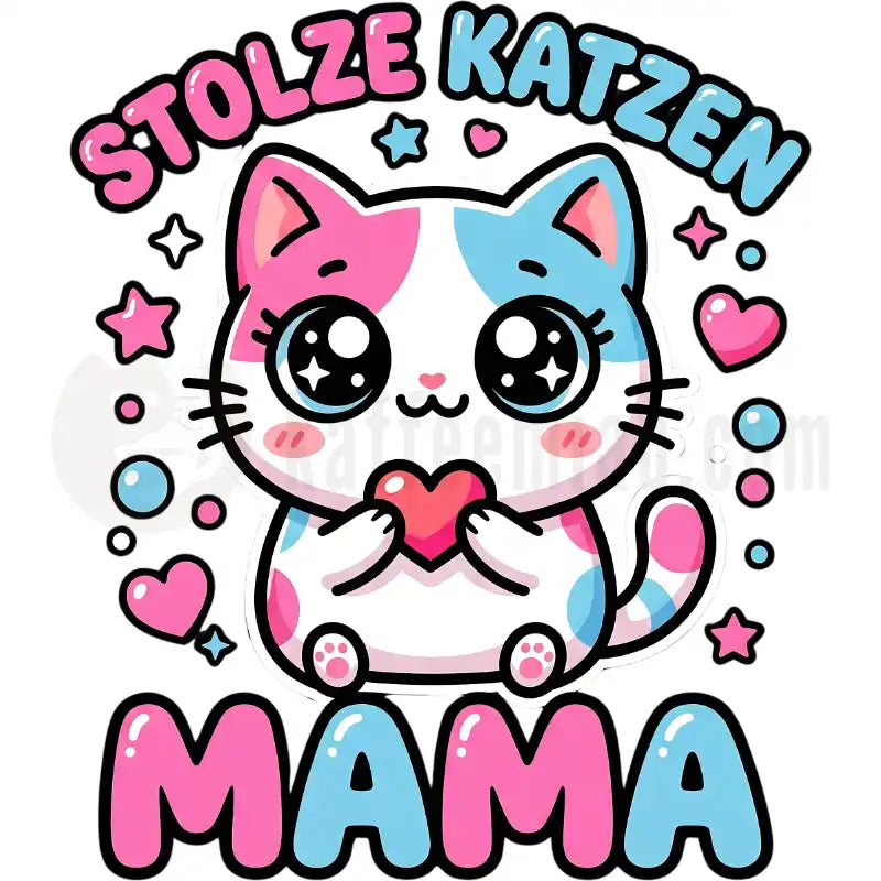 Design Vorschau Stolze Katzen Mama