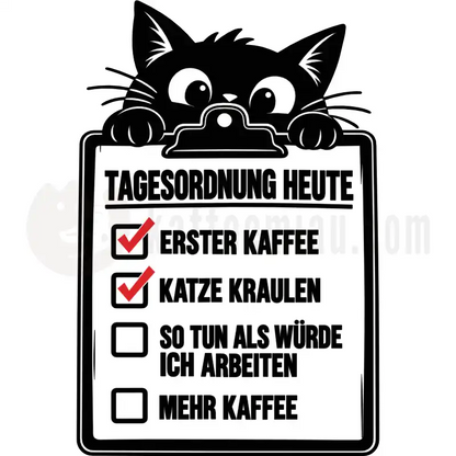Design Vorschau Tagesordnung heute