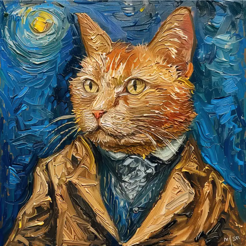 Design Vorschau Van Cat Portrait