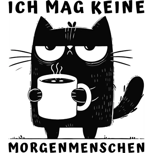 Ich mag keine Morgenmenschen - T-Shirt