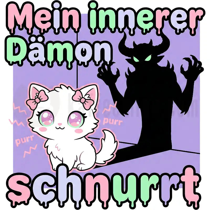 Design - Mein innerer Dämon schnurrt - Unisex - Katze