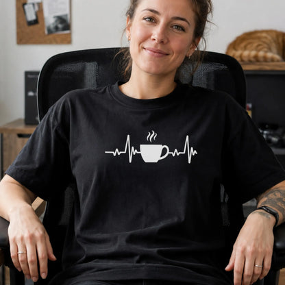 Kaffee Herzschlag - T-Shirt