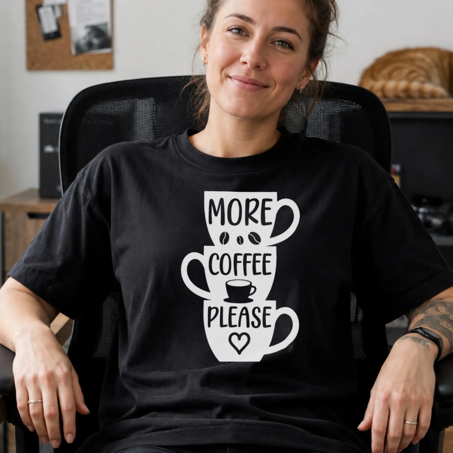 More Coffee Please - T-Shirt