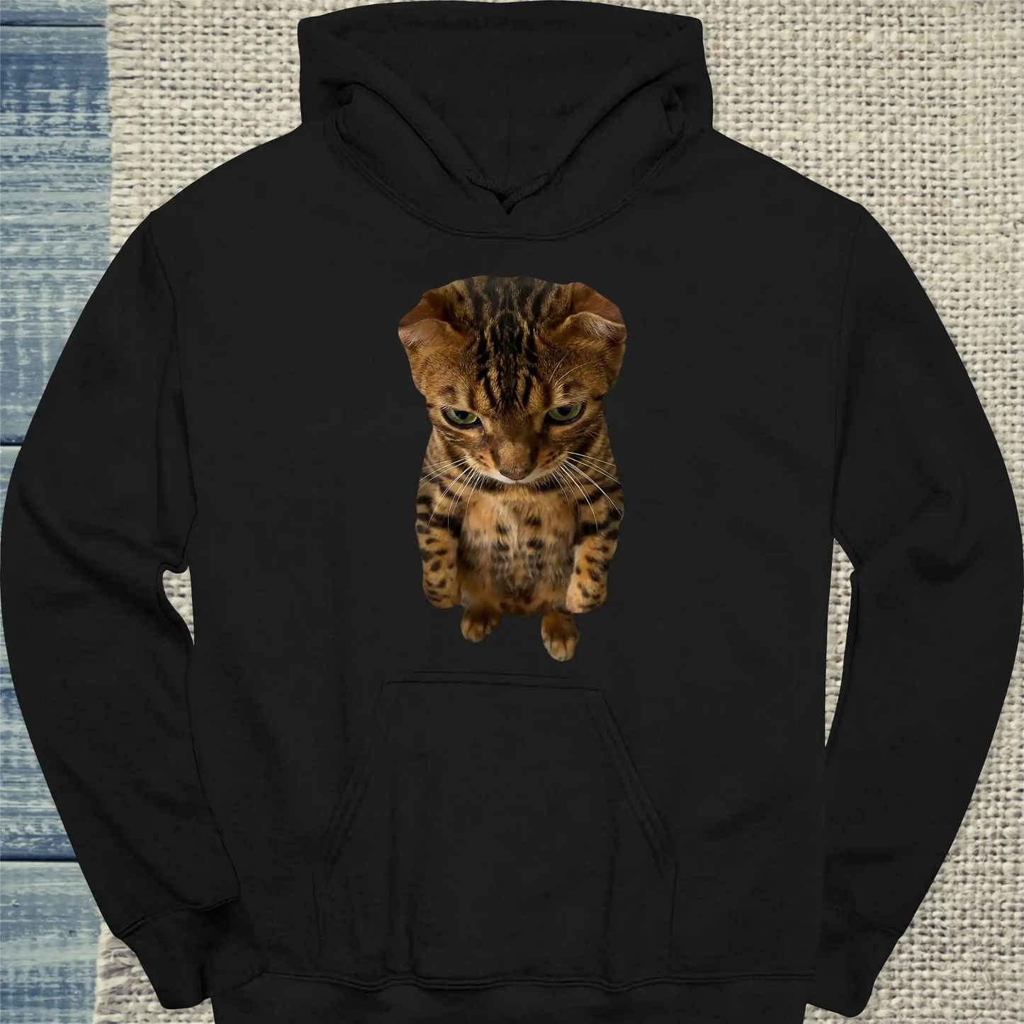Hoodie - Bengal Sweetness - Unisex - Katze Schwarz