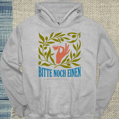 Hoodie - Bitte noch einen - Unisex - Kaffee Grau