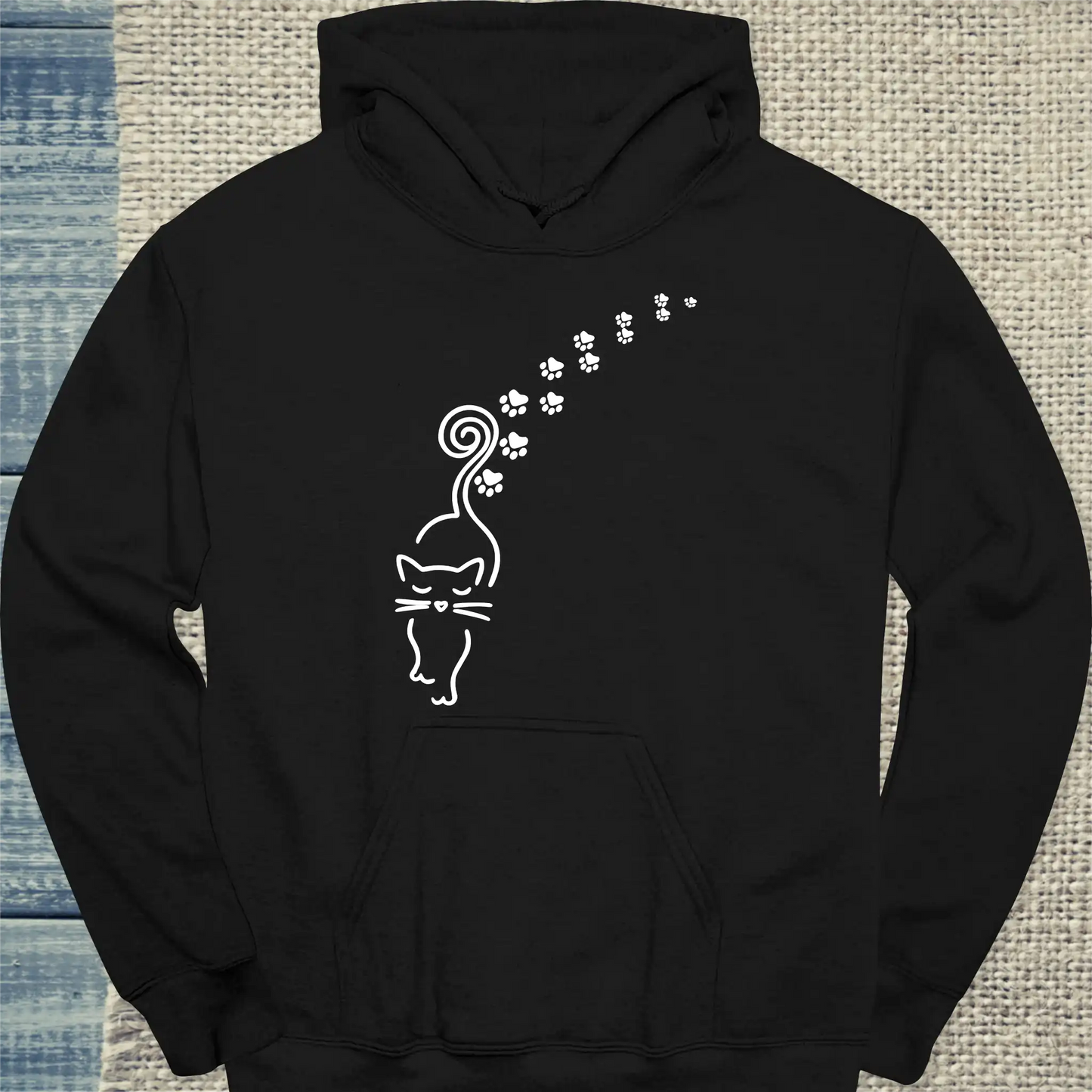 Hoodie - Catwalk - Unisex - Katze Schwarz