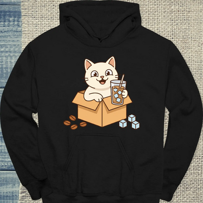 Hoodie - Endlich Sommer - Unisex - Katze, Sommer Schwarz