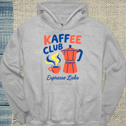 Hoodie - Espresso Liebe - Unisex - Kaffee Grau