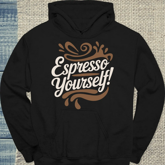Hoodie - Espresso Yourselfe - Unisex - Kaffee Schwarz