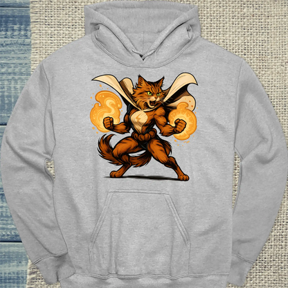Hoodie - FilterFeline - Superpfoten - Unisex - Superpfoten Grau