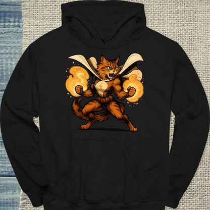 Hoodie - FilterFeline - Superpfoten - Unisex - Superpfoten Schwarz