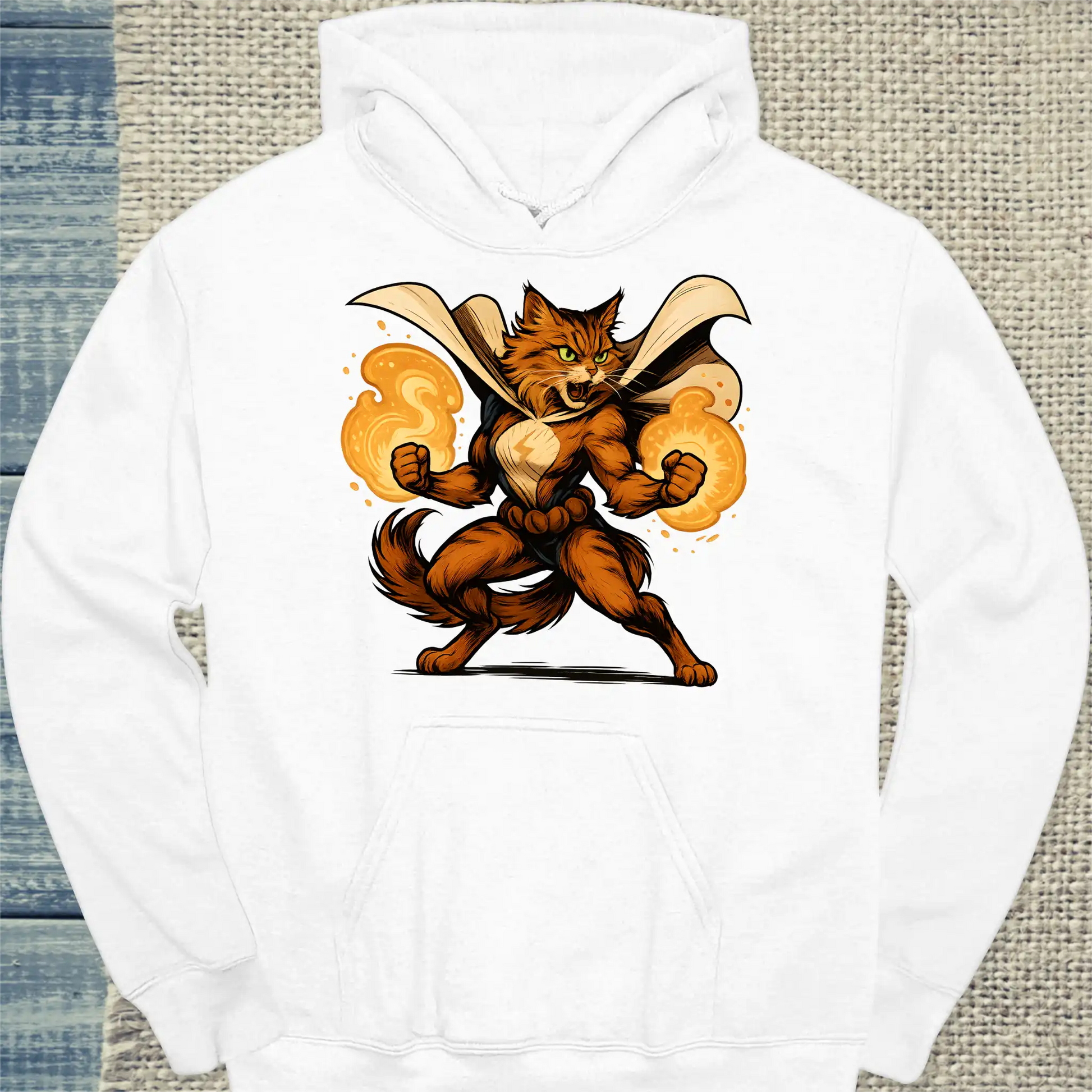 Hoodie - FilterFeline - Superpfoten - Unisex - Superpfoten Weiß