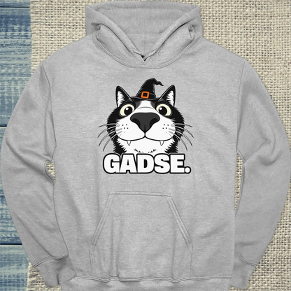 Hoodie - Gadse Halloween - Unisex - Katze, Halloween Grau