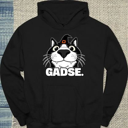 Hoodie - Gadse Halloween - Unisex - Katze, Halloween Schwarz